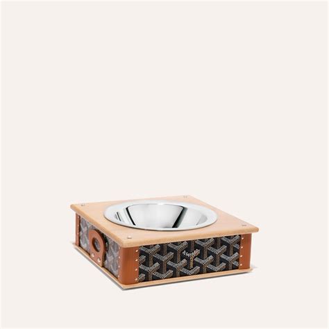 goyard pet bowls|goyard edmond single dog bowl.